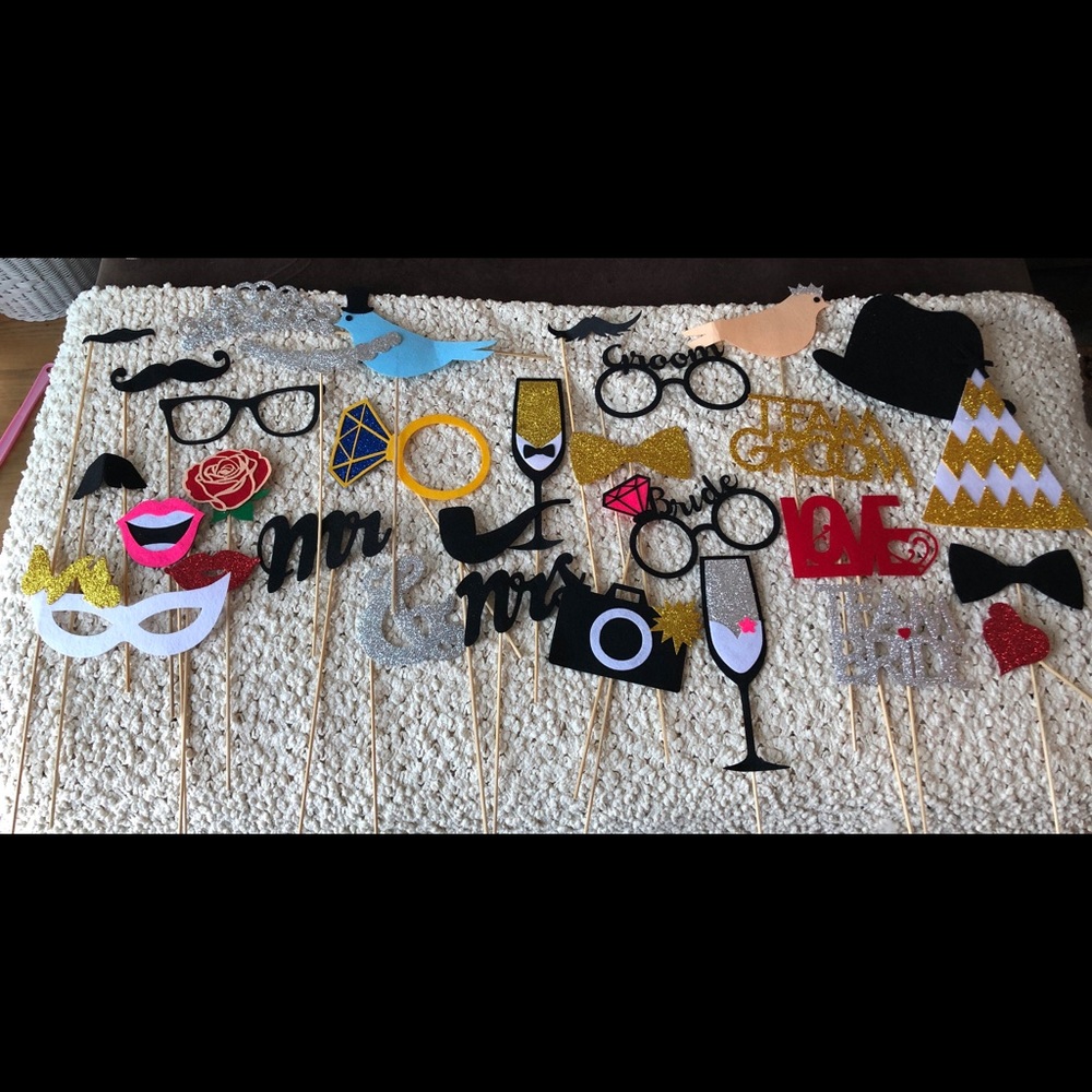 Wedding Photo Booth Props